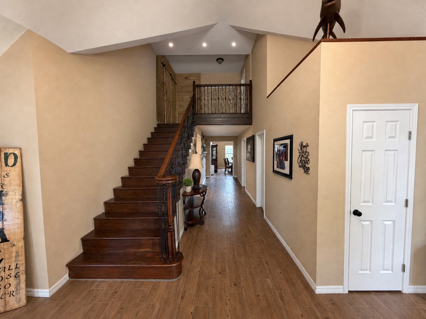9012 Cooks Lake Road Lumberton, TX 77657 - Photo 2 of 36 a view of entryway and hall with wooden floor