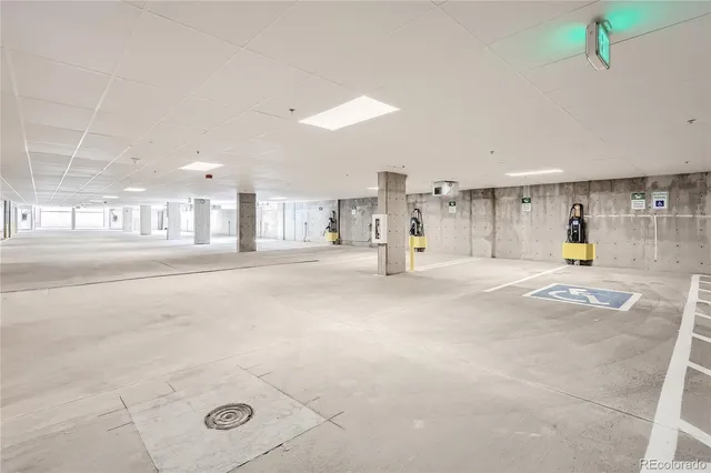 a view of a lake in a city