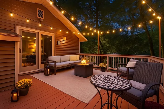 a picture of a bench in front of a door