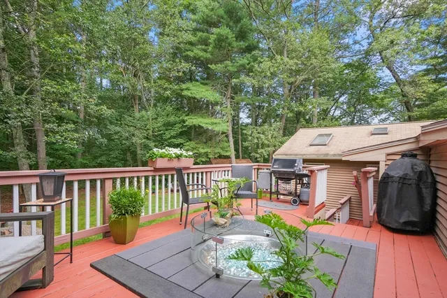a outdoor living space with furniture and garden view