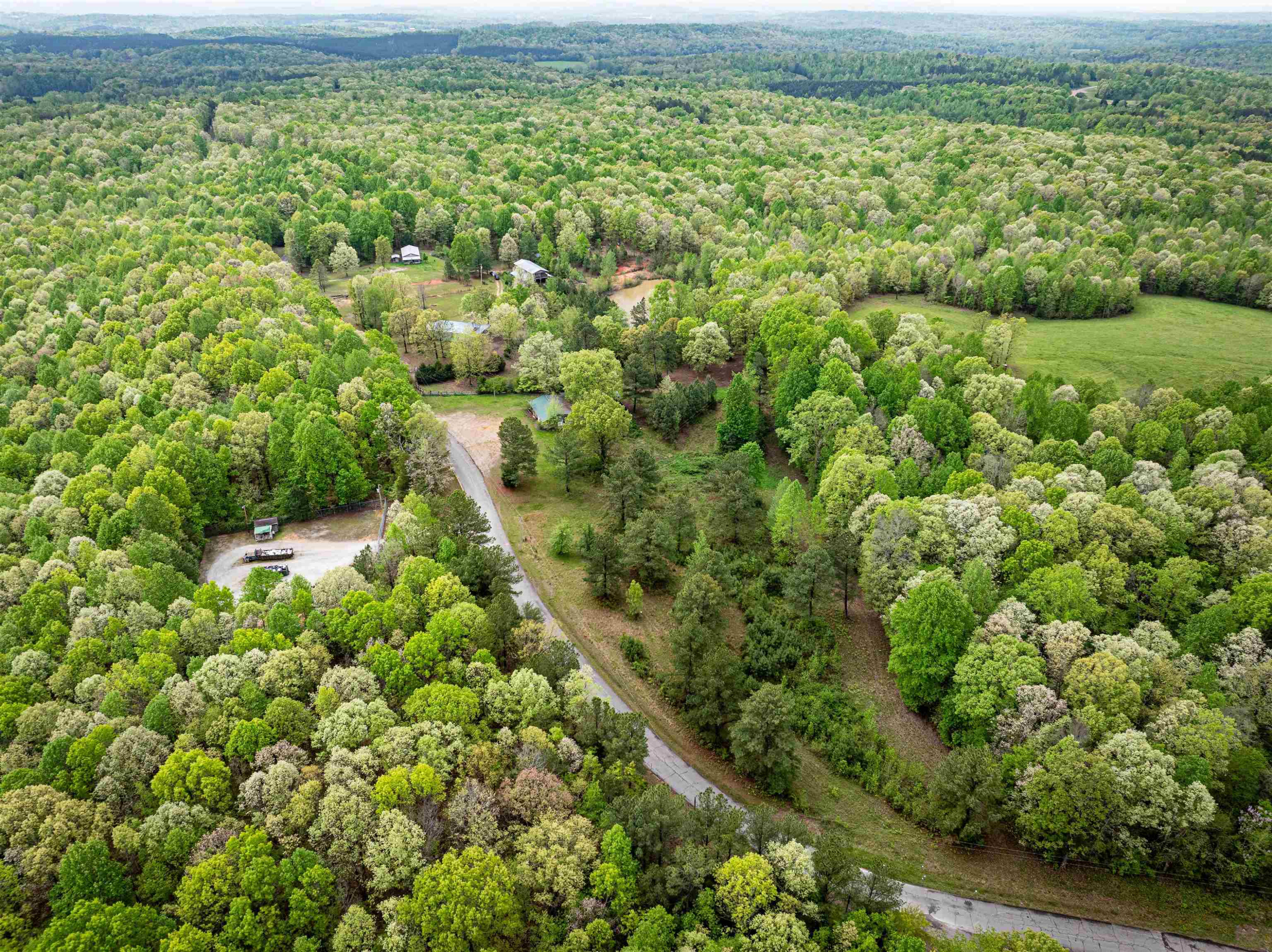 800 Bob's Landing Road Bath Springs, TN 38311 - Photo 2 of 48 a view of a large yard with lots of green space