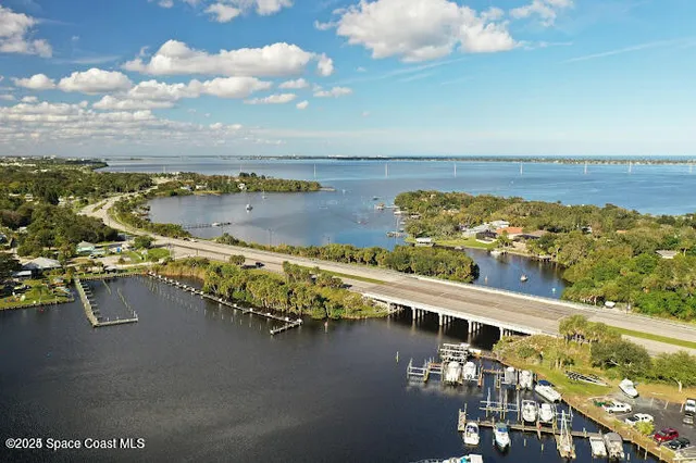 a view of a ocean with city