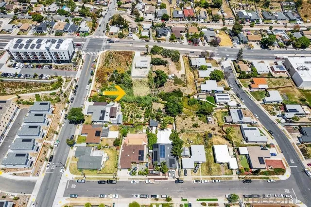 an aerial view of residential house with outdoor space