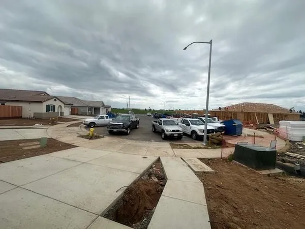 a car parked on the side of the road