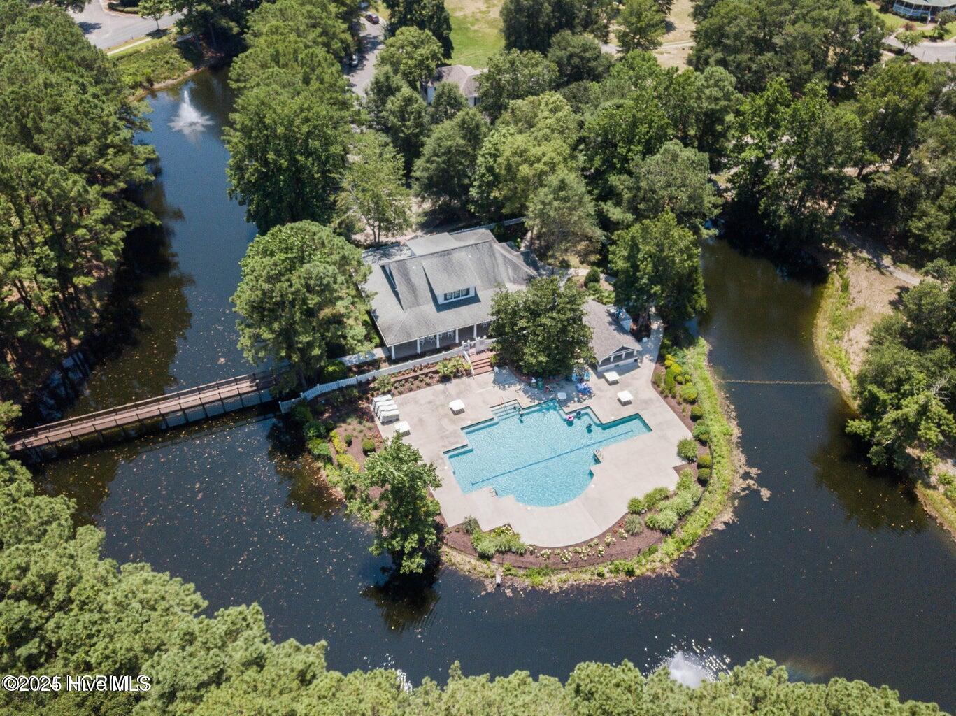 9204 Hutton Heights Way Southwest Calabash, NC 28467 - Photo 57 of 66 aeriel of clubhouse