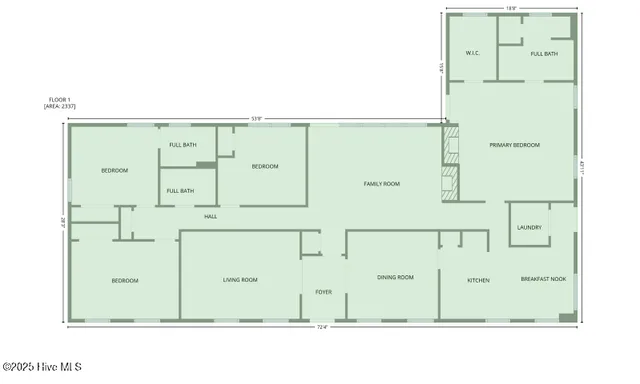 $329,900 | 2313 Foxcroft Road Northwest, Wilson, NC 27896