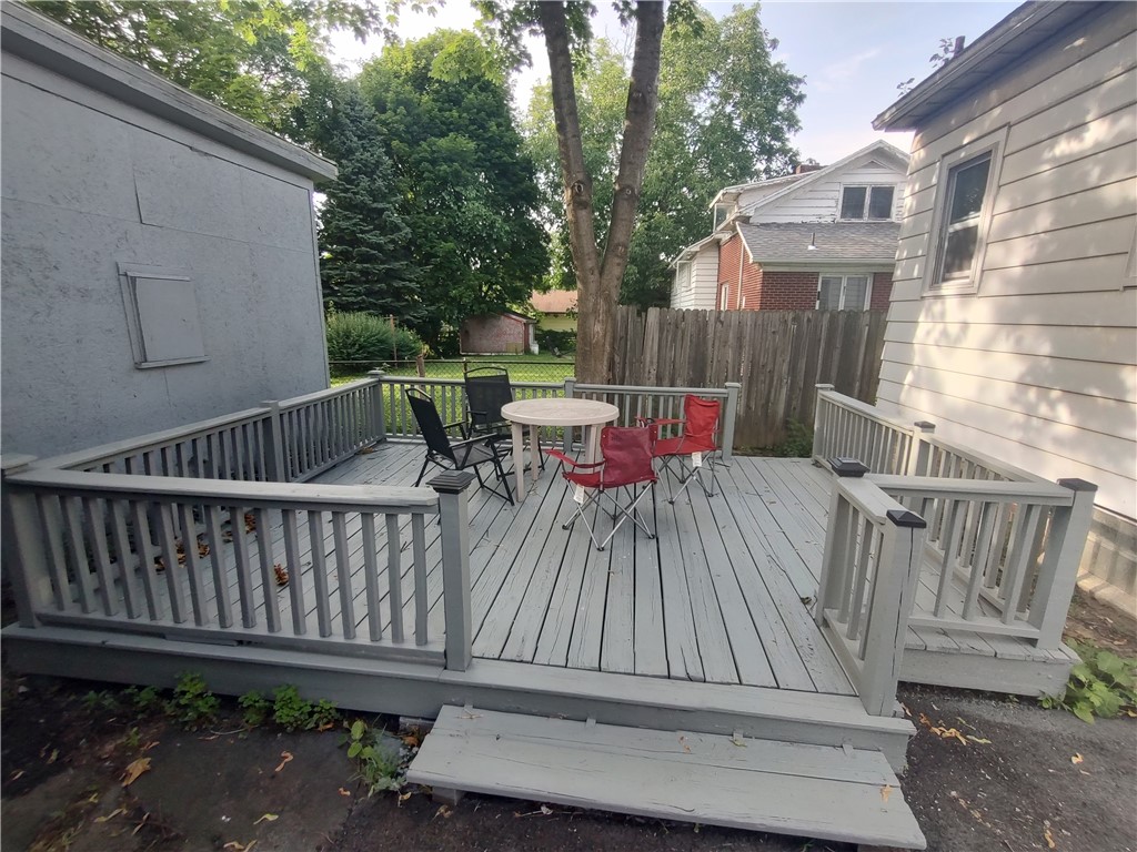29 Hillcrest Street Rochester, NY 14609 - Photo 6 of 24 back deck