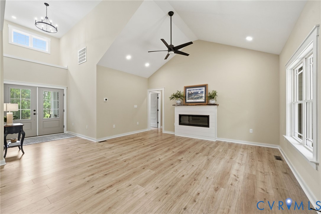 239 Bumpass Road Bumpass, VA 23024 - Photo 13 of 44 Vaulted ceiling living space featuring wood-finish