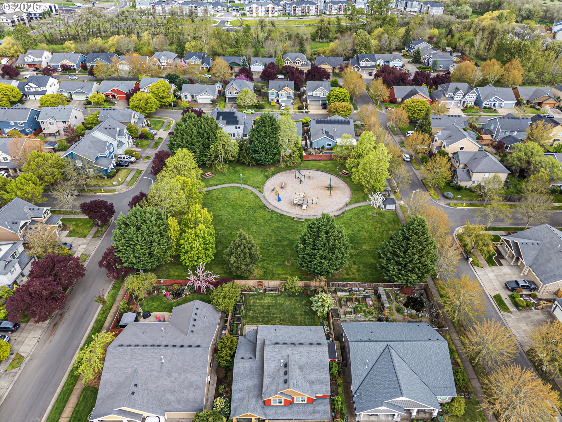265 Southeast Casting Street Albany, OR 97322 - Photo 45 of 48 an aerial view of a city