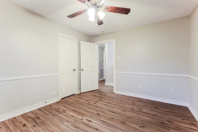 wooden floor in an empty room