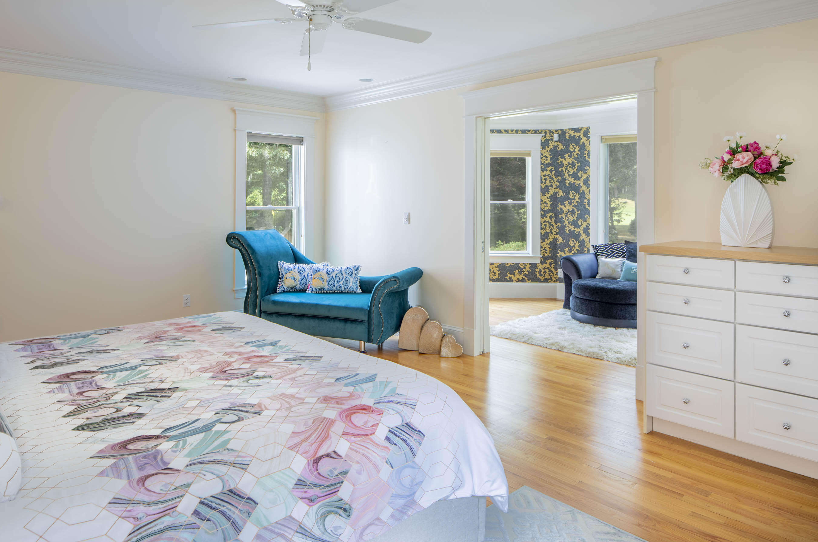 11 Reflection Drive Sandwich, MA 02563 - Photo 3 of 24 a bedroom with a bed and wooden floor