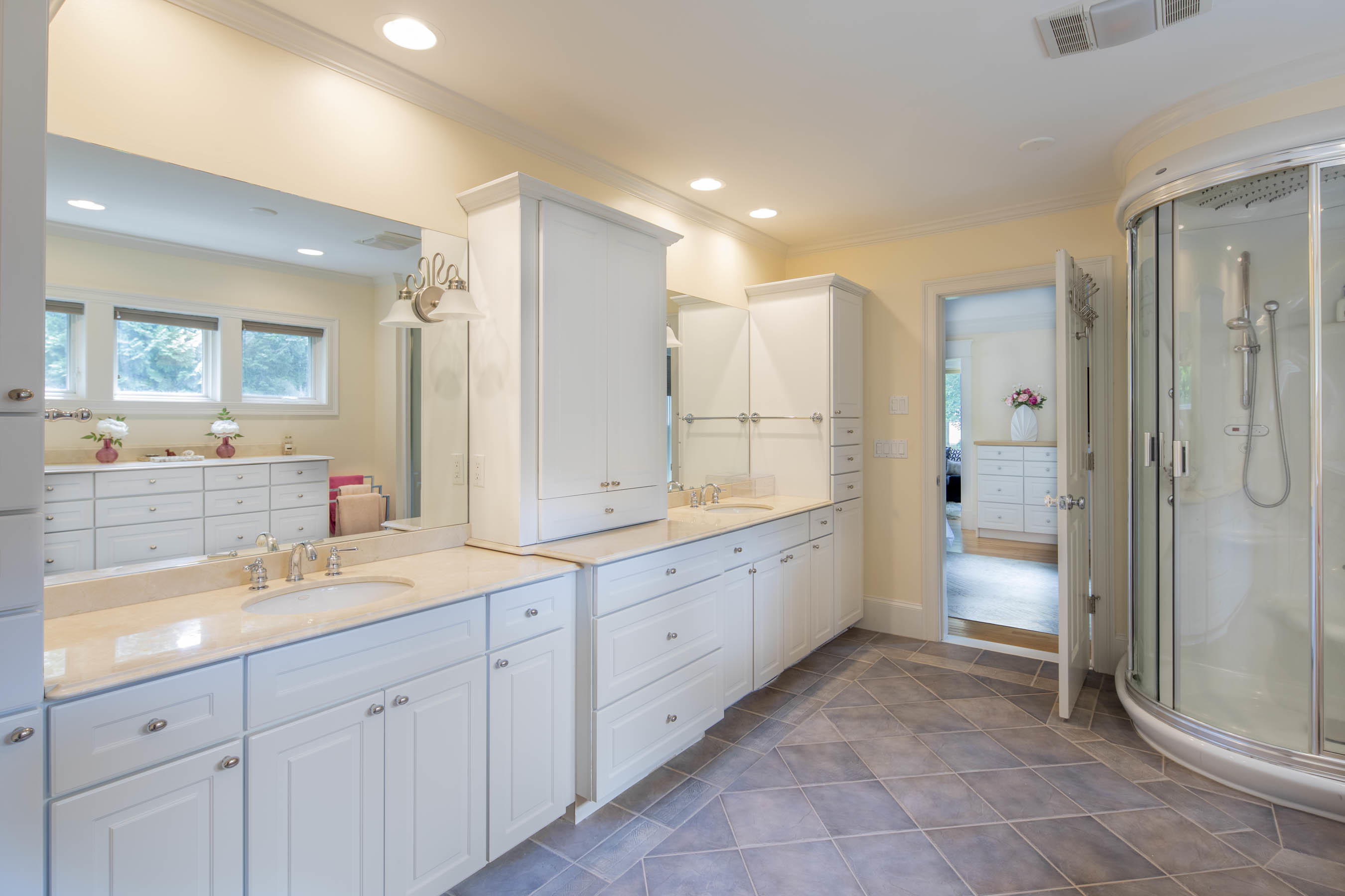 11 Reflection Drive Sandwich, MA 02563 - Photo 5 of 24 a spacious bathroom with a double vanity sink mirror and double