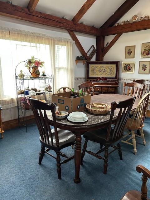 402 Tomahawk Trail Mercer, PA 16137 - Photo 12 of 26 a view of a dining room with furniture and a large window