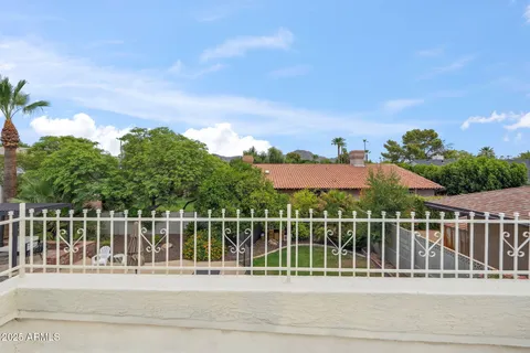 a view of a city from a terrace