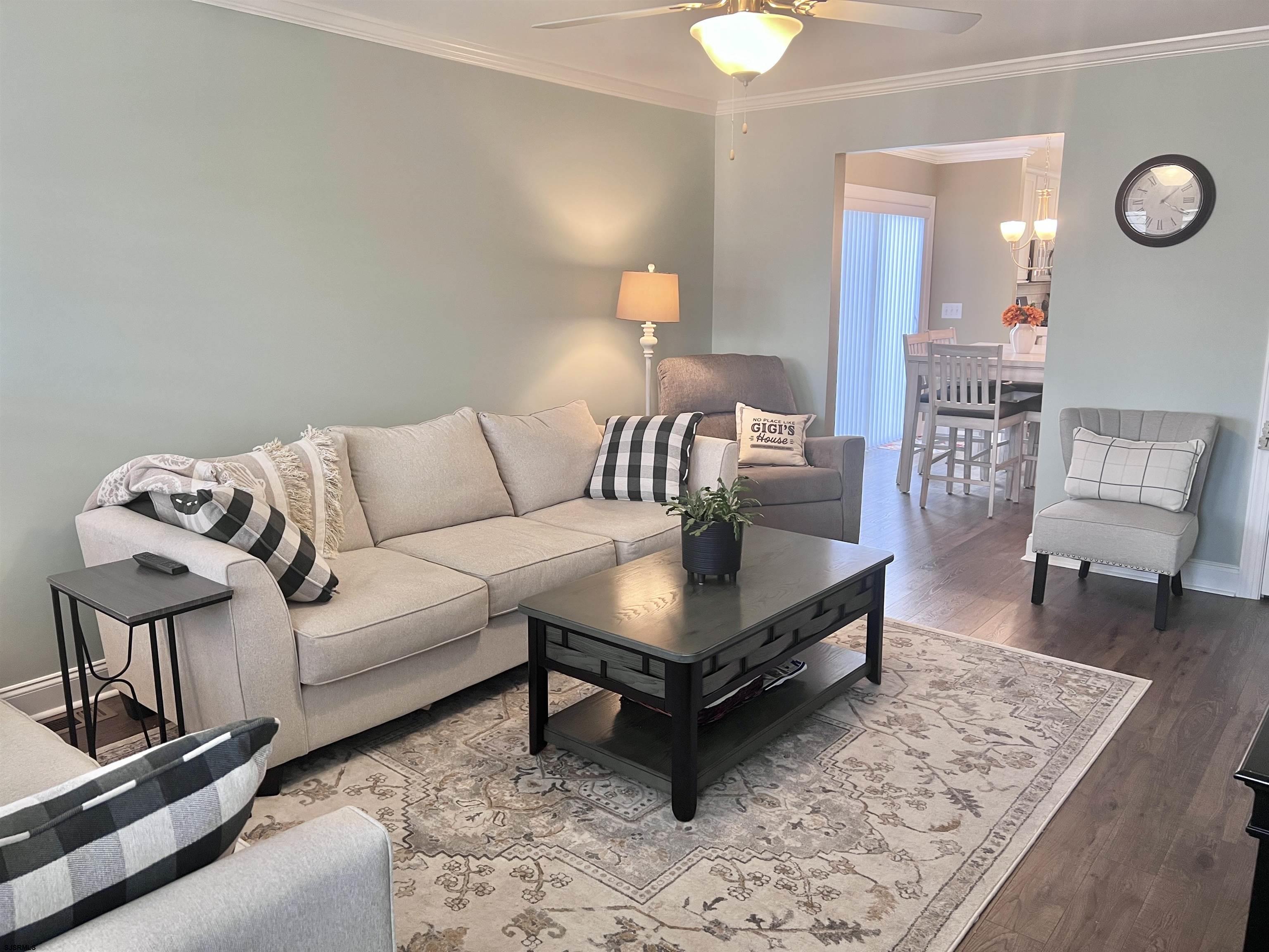 2058 Highway 9 Ocean View, NJ 08230 - Photo 16 of 37 a living room with furniture and wooden floor