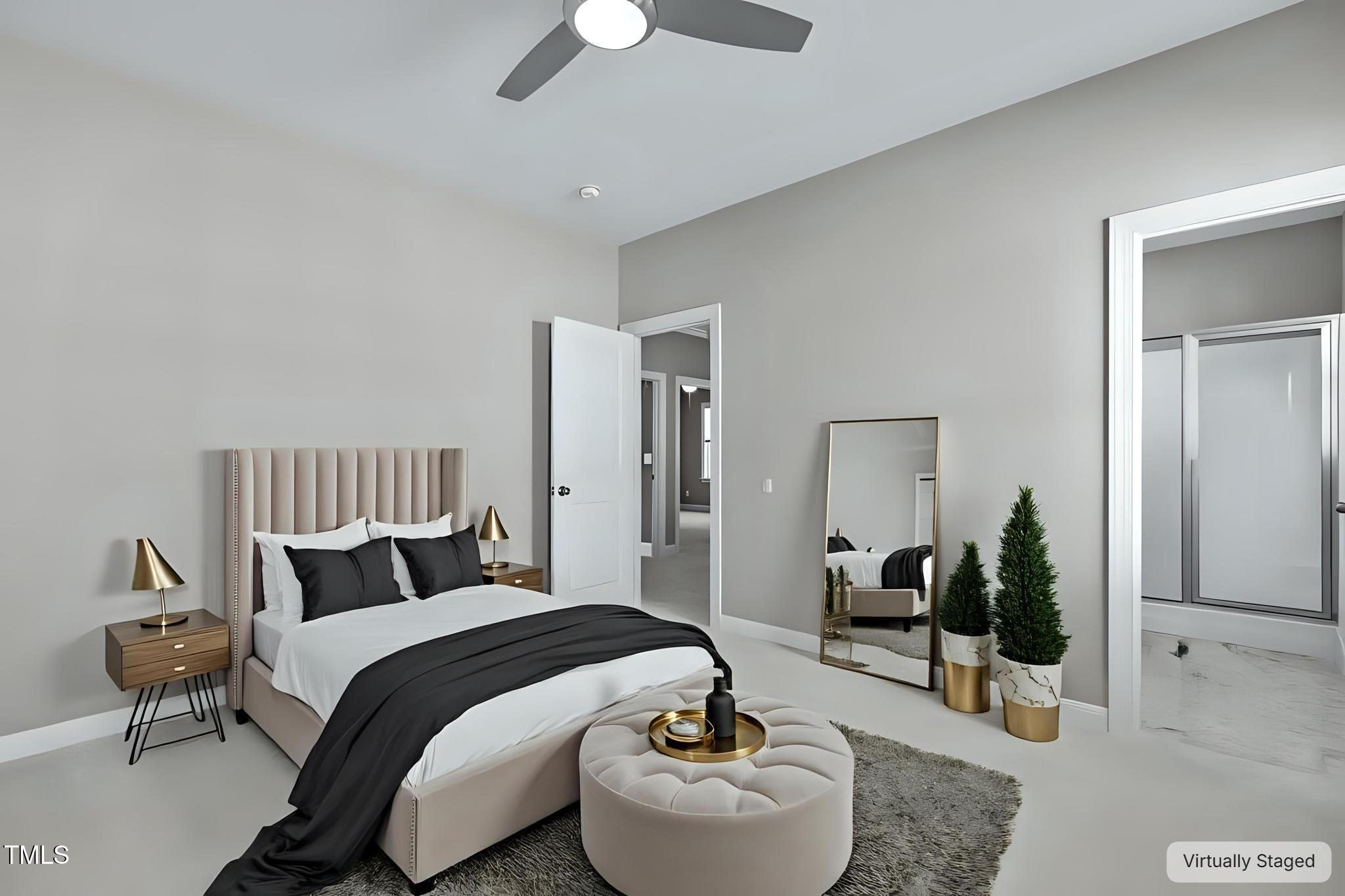 511 Mill Hopper Lane Apex, NC 27502 - Photo 28 of 53 a bedroom with bed and window