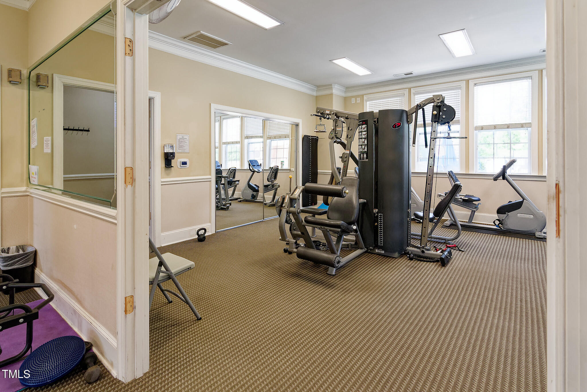 511 Mill Hopper Lane Apex, NC 27502 - Photo 53 of 53 a view of a room with gym equipment