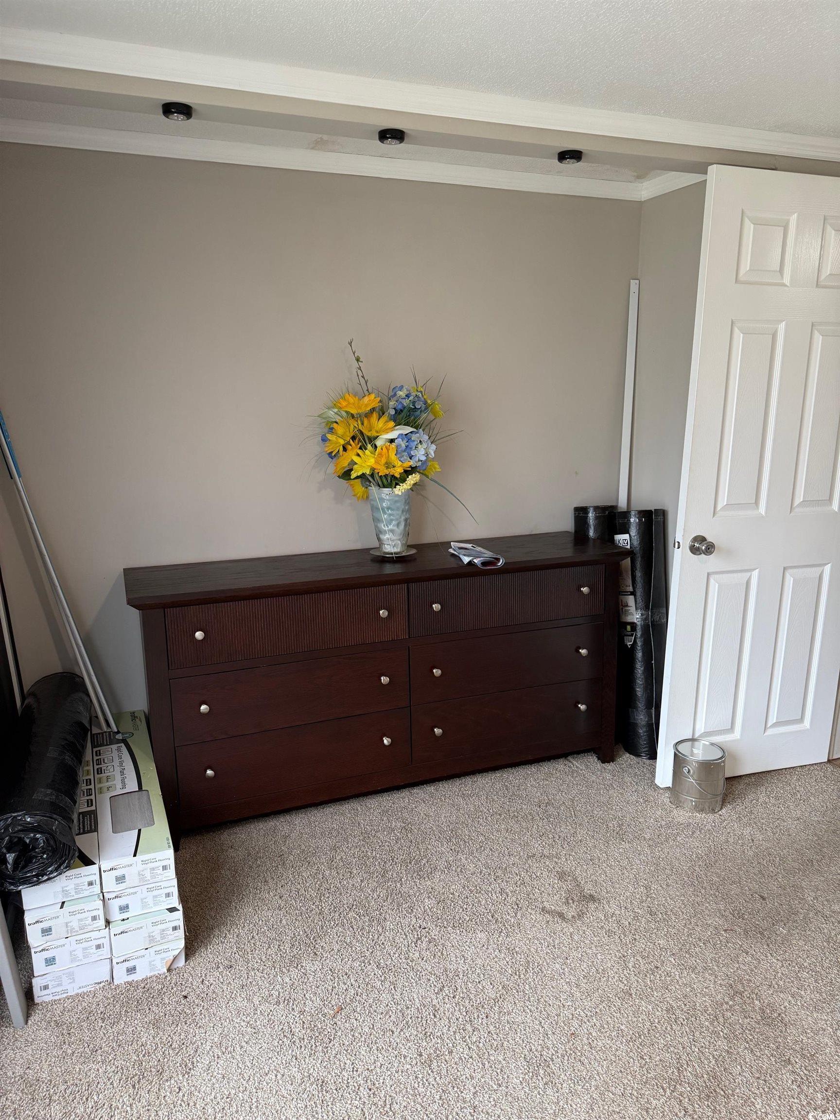 2709 Orion Drive Myrtle Beach, SC 29575 - Photo 24 of 27 Bedroom with light carpet and a textured ceiling