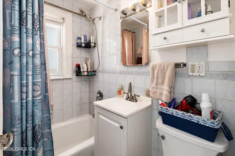 a bathroom with a sink and a tub