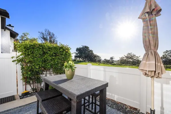a view of balcony and patio
