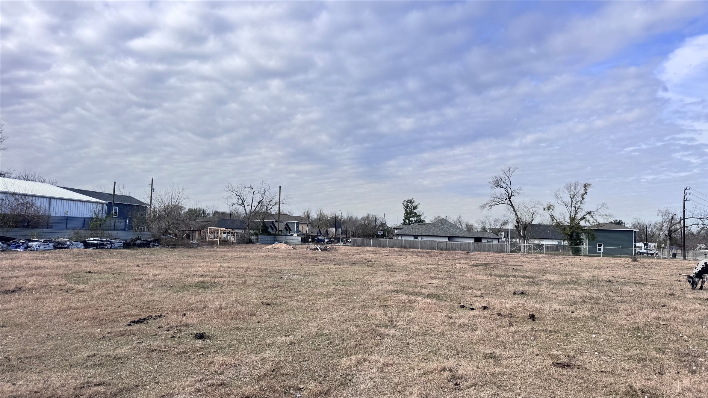 6409 Haight Street Houston, TX 77028 - Photo 2 of 12 a view of large field with trees in background