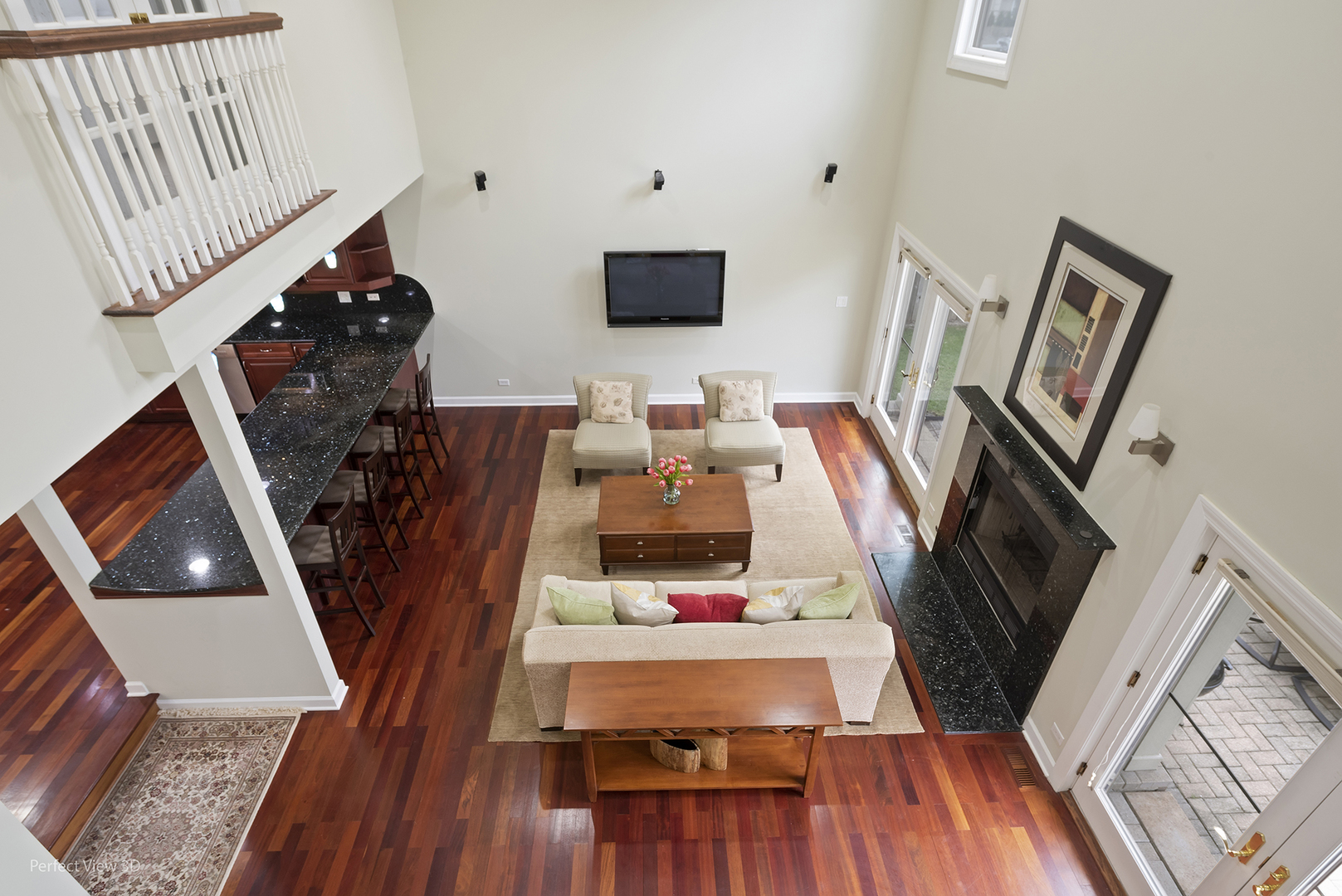 3070 Koepke Road Northbrook, IL 60062 - Photo 21 of 27 a living room with furniture and a flat screen tv