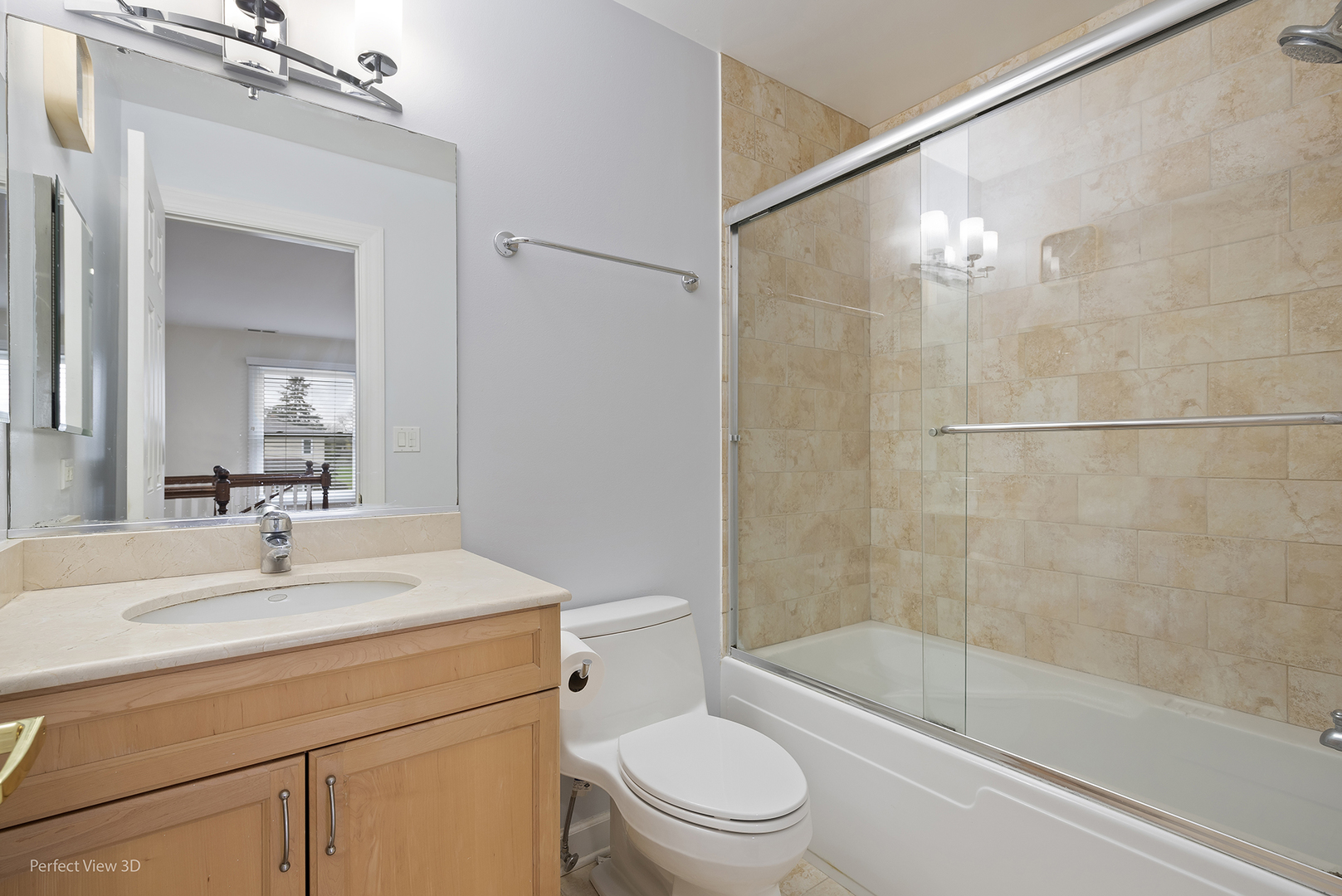 3070 Koepke Road Northbrook, IL 60062 - Photo 23 of 27 a bathroom with a sink mirror toilet and bathtub