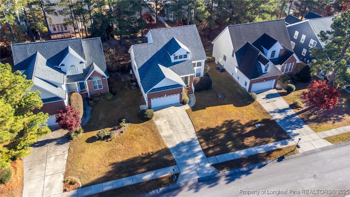 58 Cottswold Lane Spring Lake, NC 28390 - Photo 35 of 47 an aerial view of a house with wooden floor and outdoor space