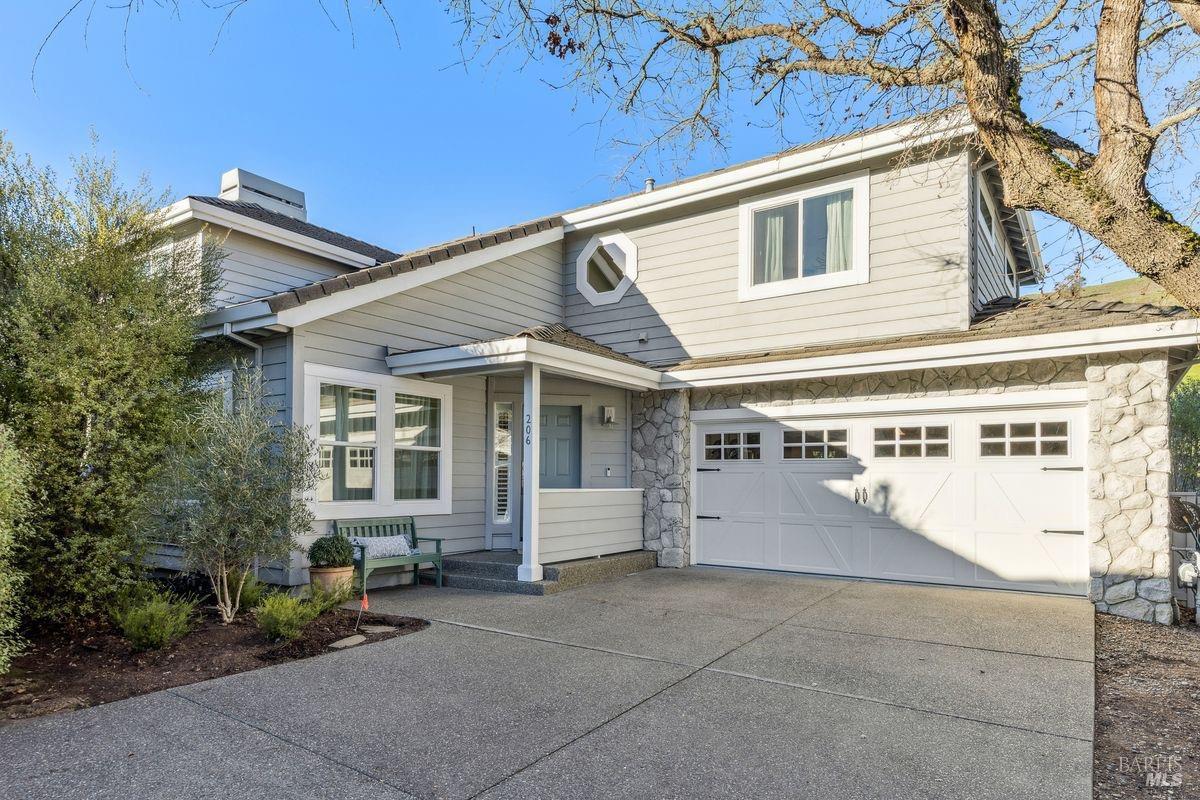 206 Windsor Drive Petaluma, CA 94952 - Photo 1 of 1 a view of a house with a garage