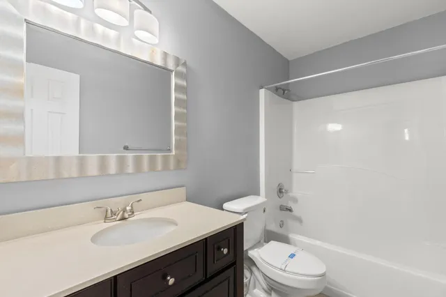 a building view with a outdoor space