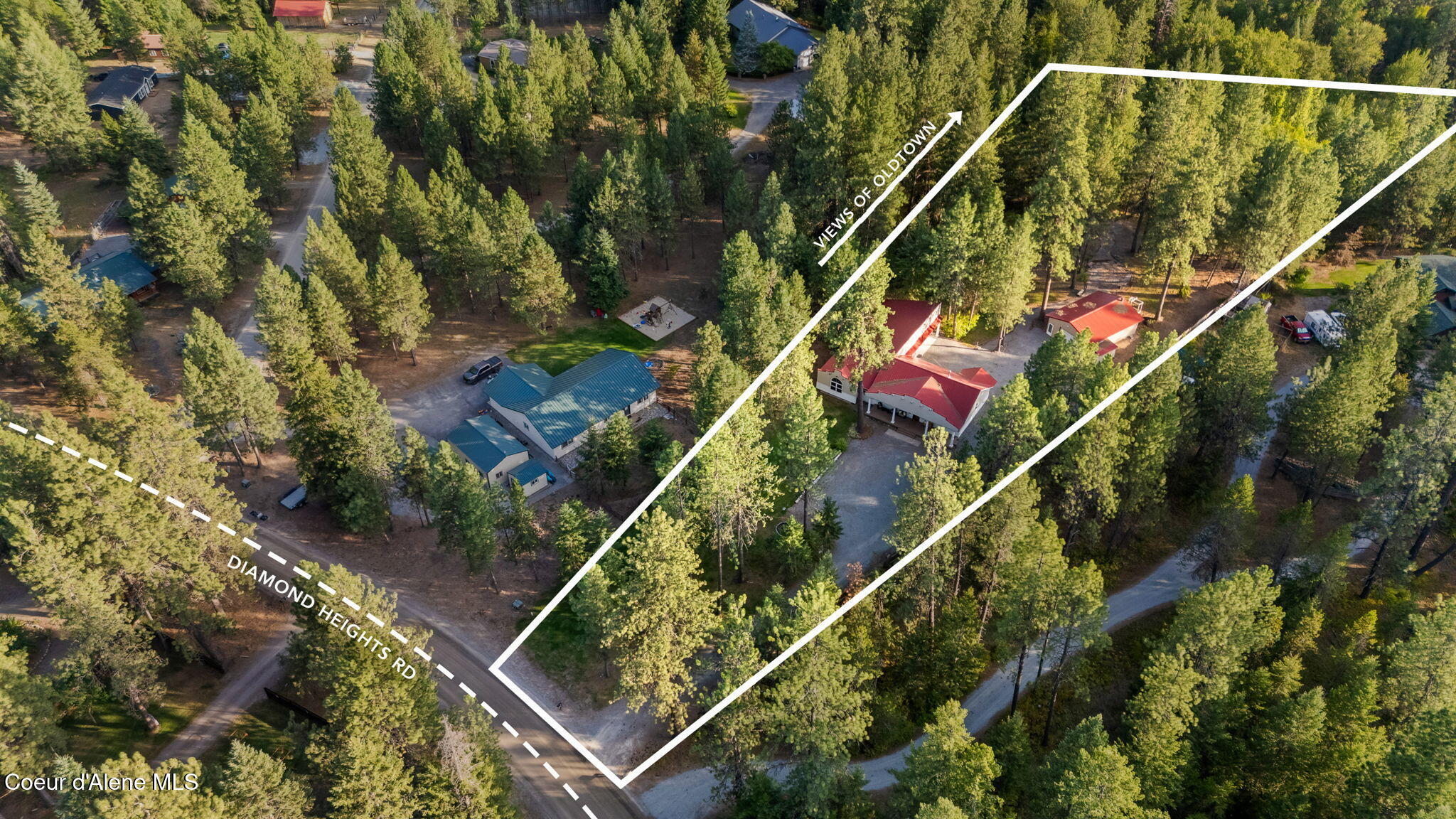 470 Diamond Heights Road Oldtown, ID 83822 - Photo 67 of 101 Aerial