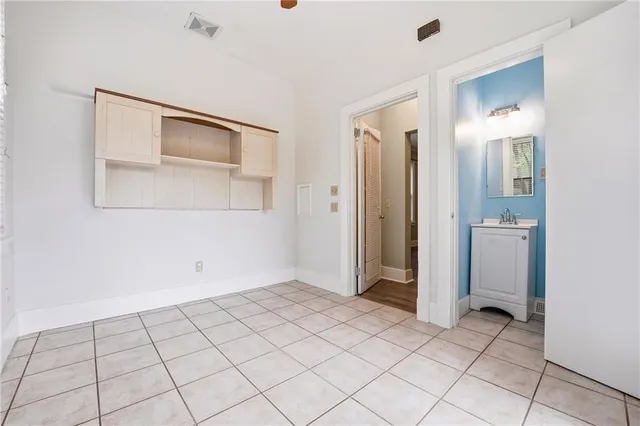 a view of an empty room