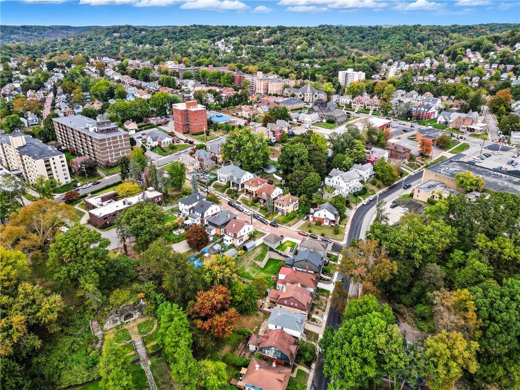 233 South Starr Avenue Pittsburgh, PA 15202 - Photo 43 of 43 an aerial view of residential houses with outdoor space and trees