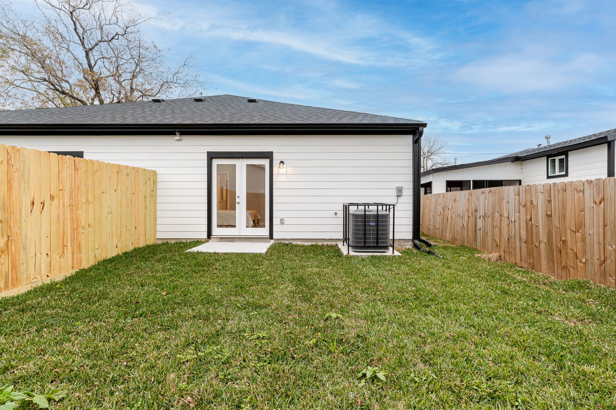 4661 Clover Street, Unit B Houston, TX 77051 - Photo 25 of 26 a view of backyard with seating space