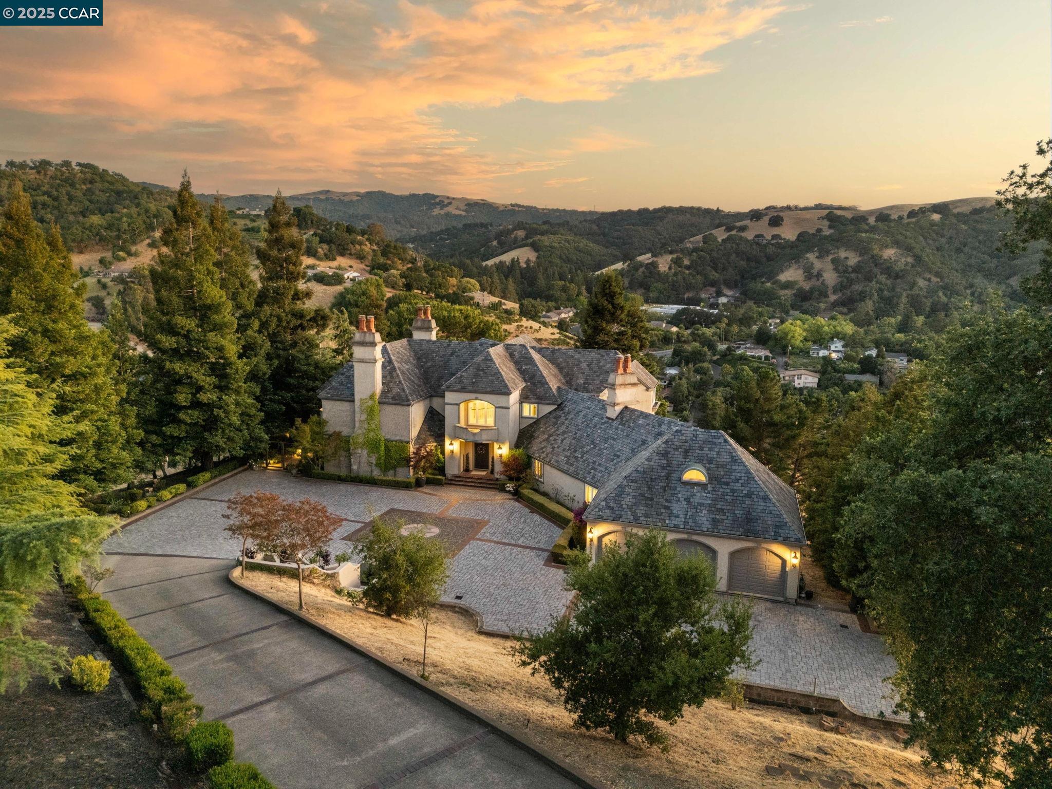 an aerial view of a city with lots of residential buildings