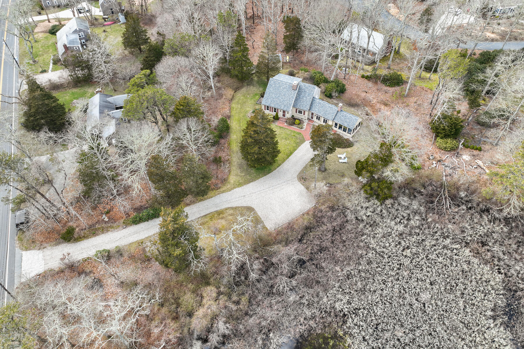 84 Beach Road Orleans, MA 02653 - Photo 33 of 45 a view of a yard