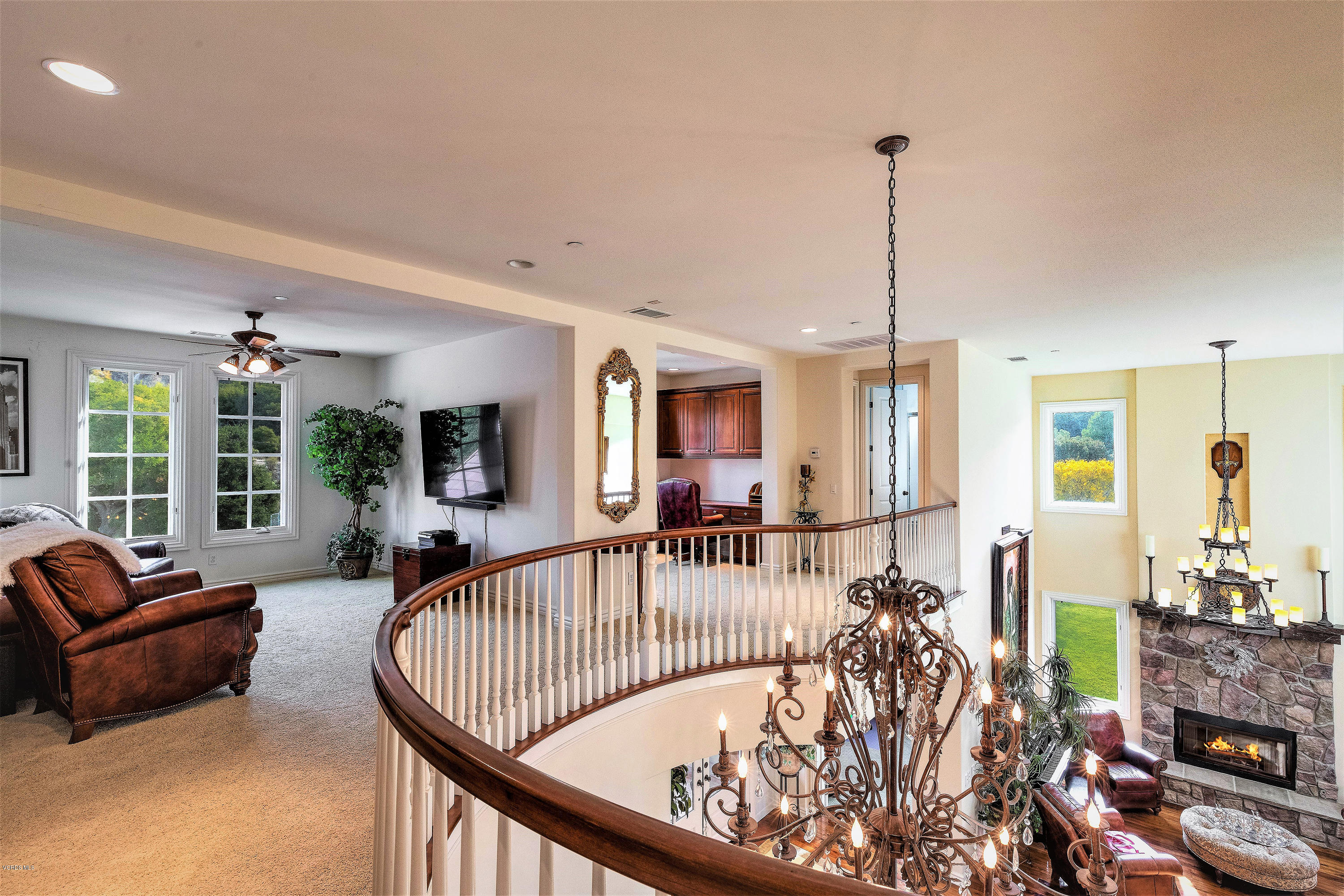 25741 Piuma Road Calabasas, CA 91302 - Photo 15 of 38 a view of a living room and a porch with furniture