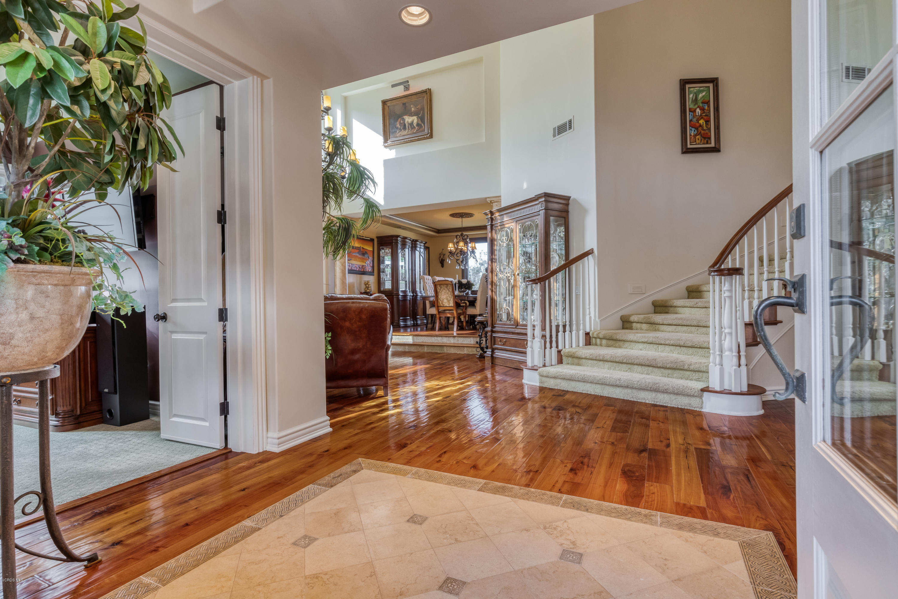 25741 Piuma Road Calabasas, CA 91302 - Photo 4 of 38 a view of entryway and hall with wooden floor