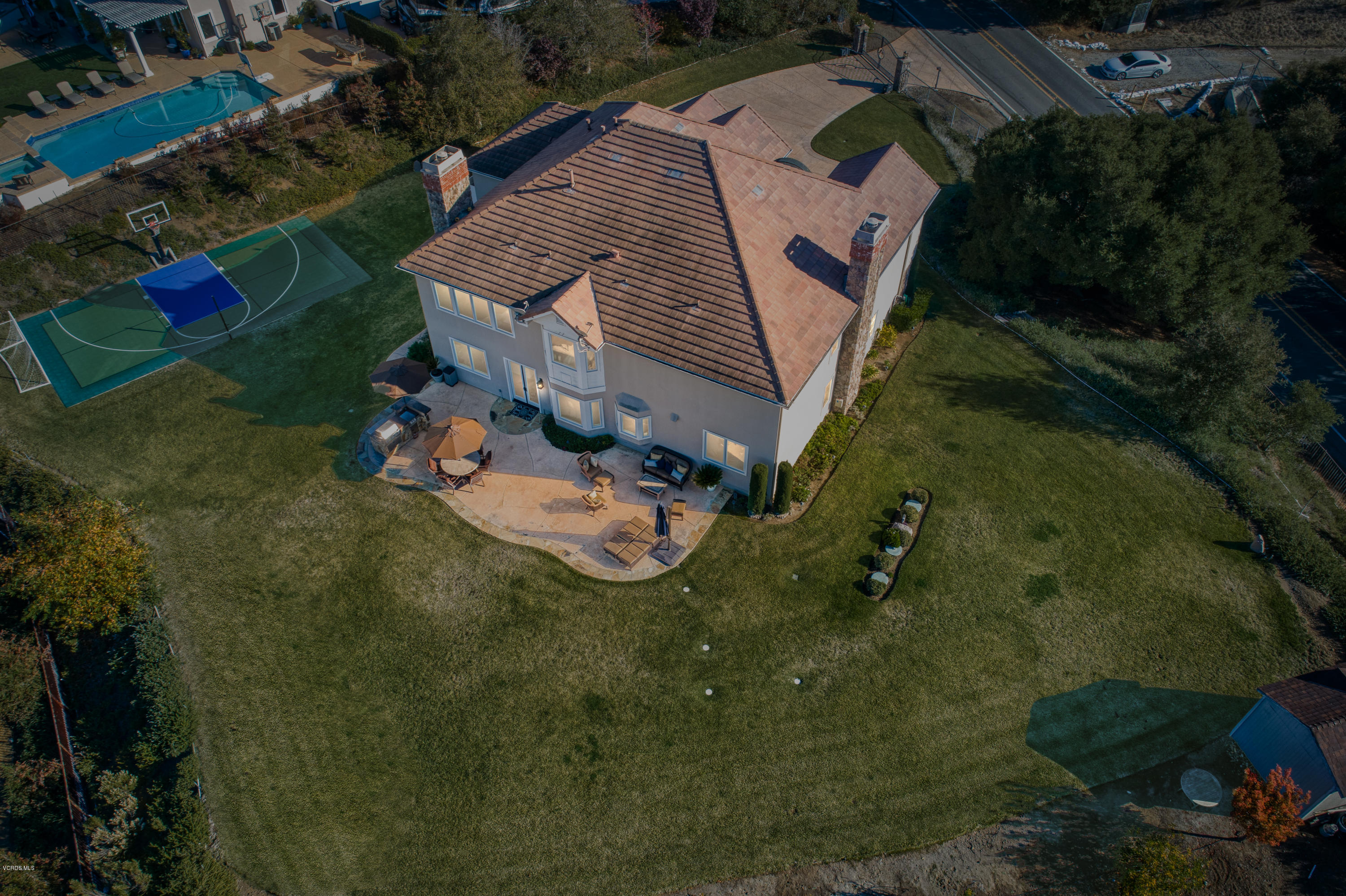 25741 Piuma Road Calabasas, CA 91302 - Photo 38 of 38 an aerial view of a house