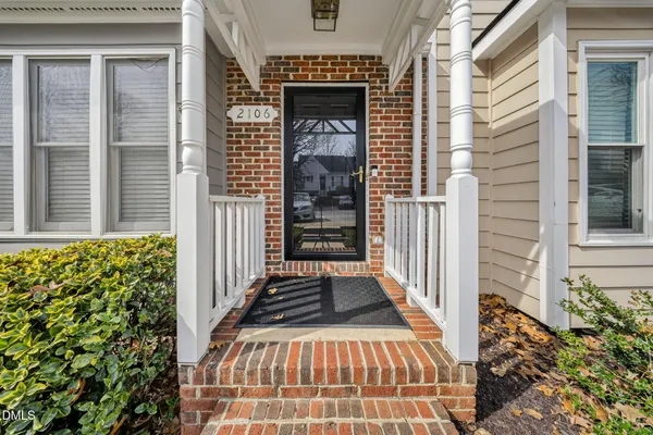 front view of a house with a window