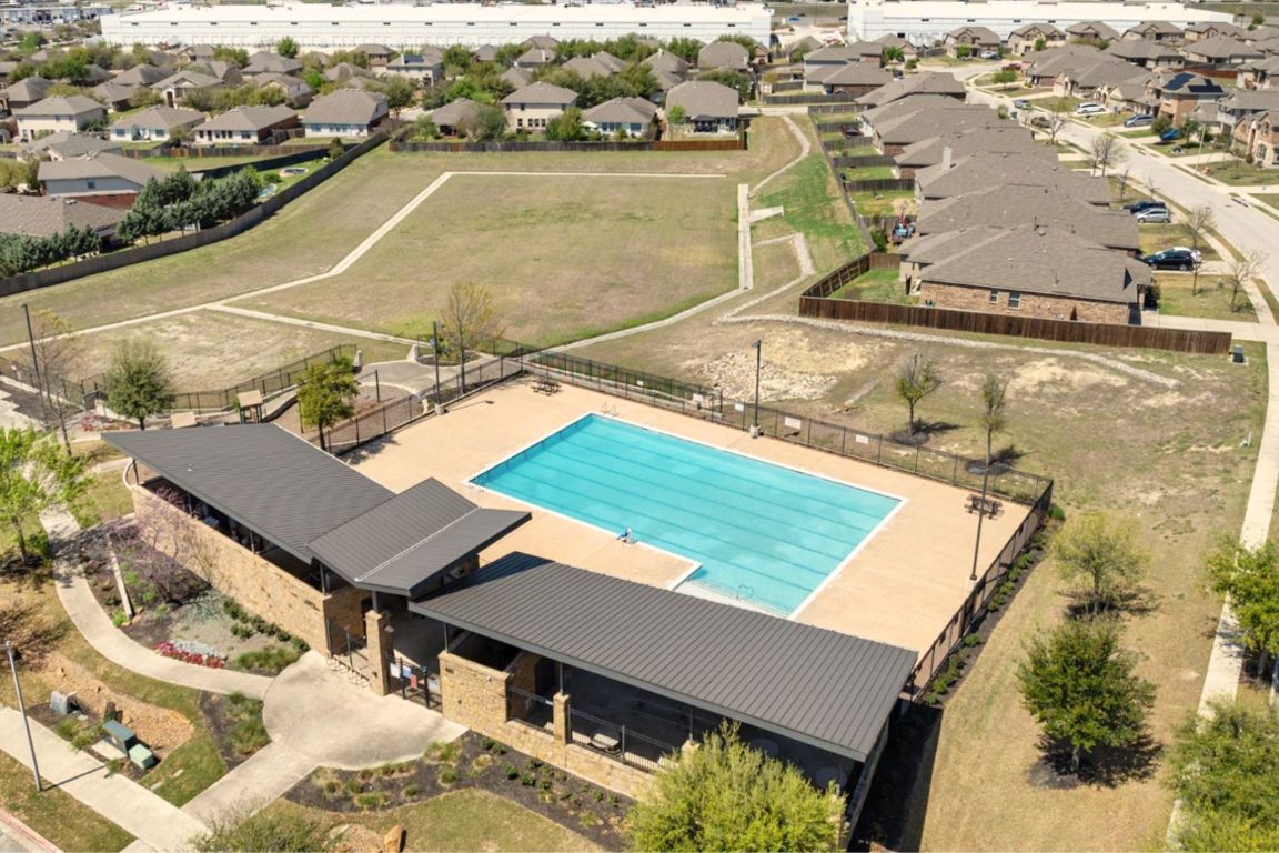 454 Shale Circle Buda, TX 78610 - Photo 24 of 27 an aerial view of a house