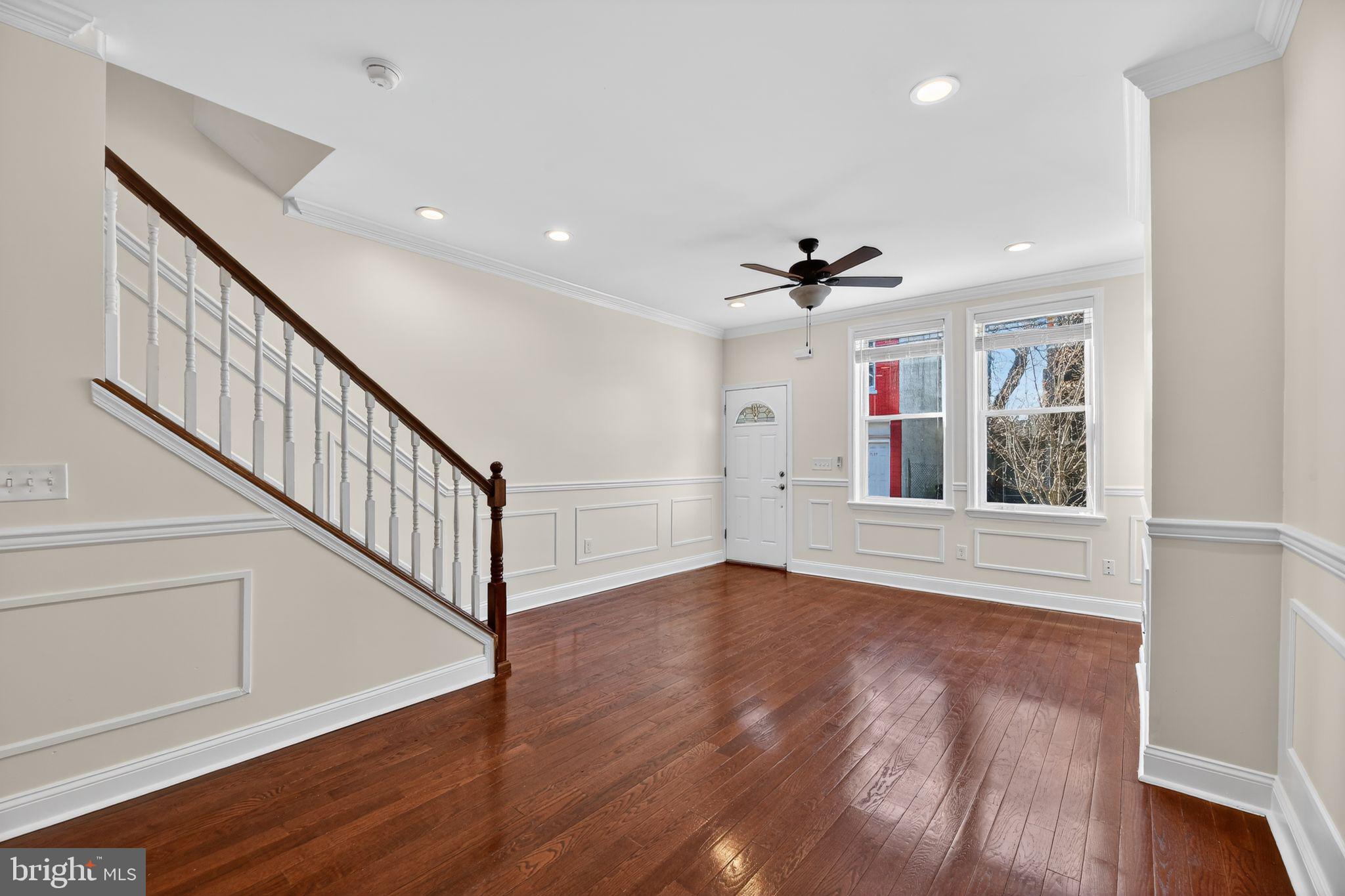 2413 North Carlisle Street Philadelphia, PA 19132 - Photo 7 of 30 a view of an entryway with wooden floor