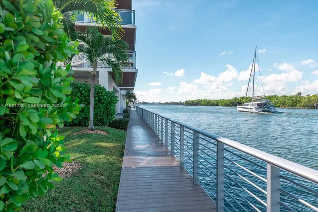 a view of a lake and outdoor space