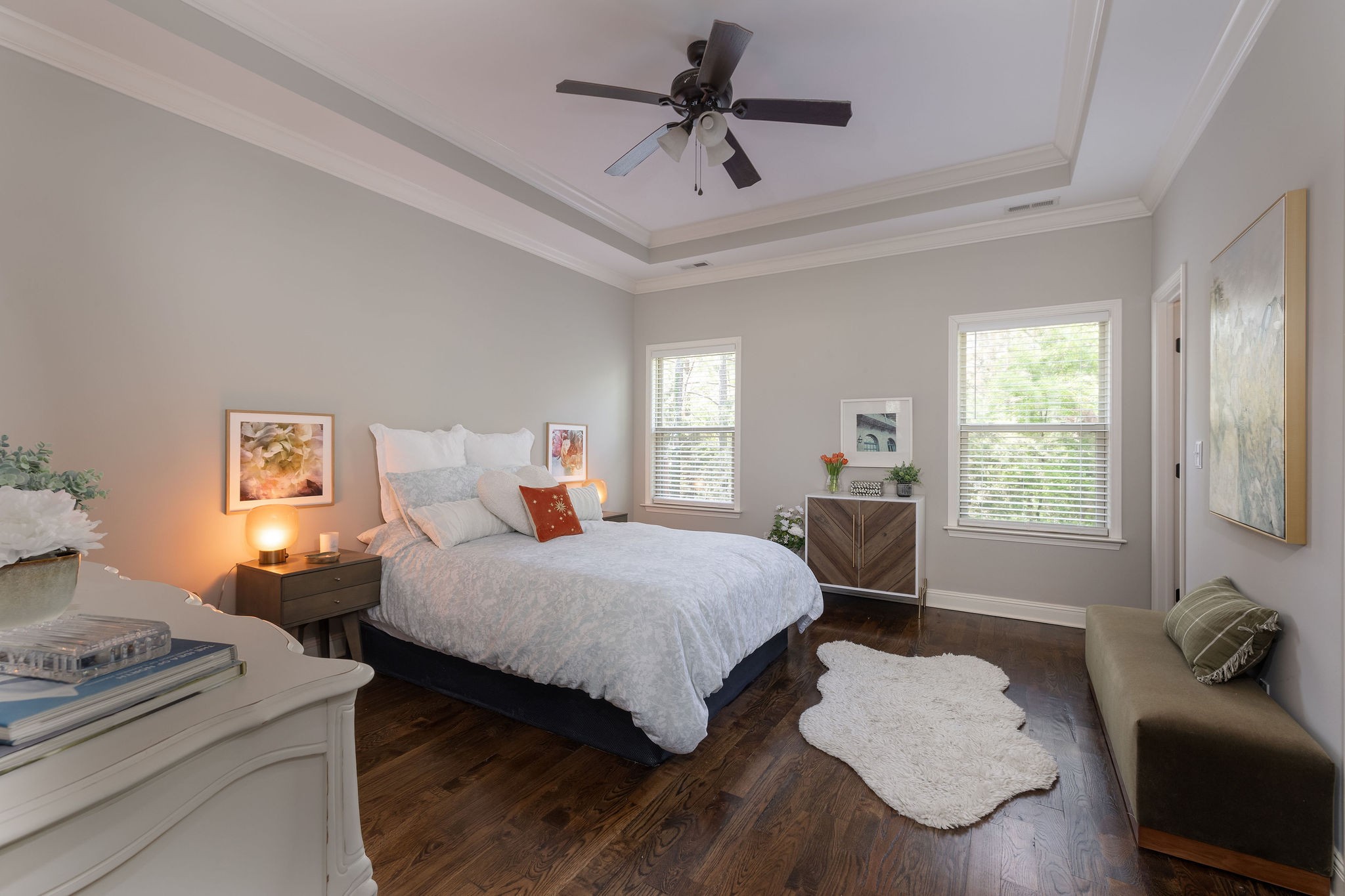 7113 Rusty Drive Fairview, TN 37062 - Photo 26 of 67 a bedroom with a bed and wooden floor