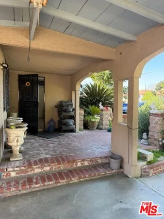 a view of a entryway door of the house