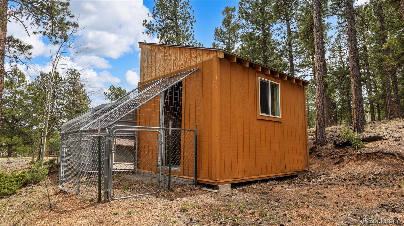 3763 County Road 43 Bailey, CO 80421 - Photo 33 of 40 a view of a house with backyard