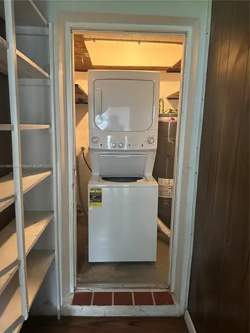 a view of water heater door