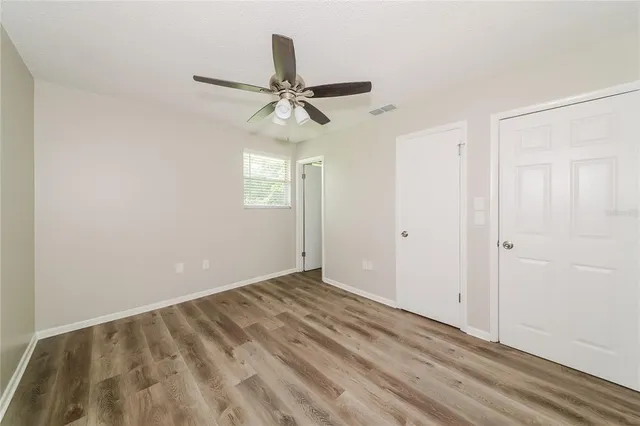 wooden floor in an empty room