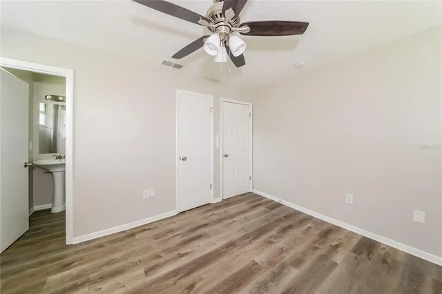 wooden floor in an empty room