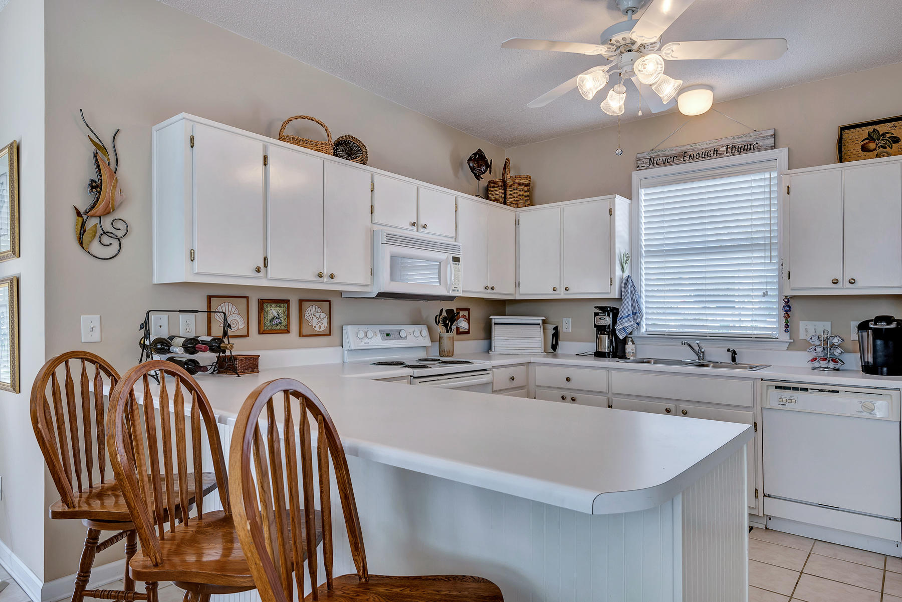 52 Gulf Winds Way Santa Rosa Beach, FL 32459 - Photo 8 of 19 Kitchen With Breakfast Bar